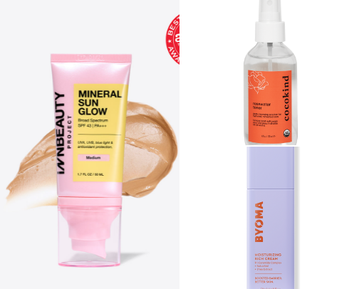 Skincare That Hits Different After 35 cover photo collage