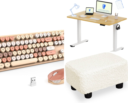 Cozy Desk Must Haves cover photo collage