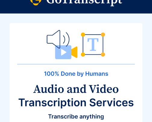 Transctiption Services cover photo collage