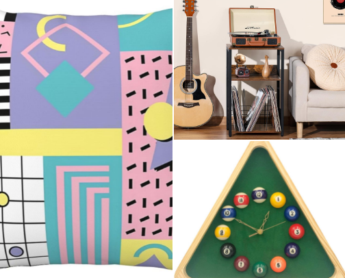 80s Retro Decor cover photo collage