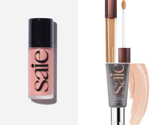 Acne safe makeup cover photo collage