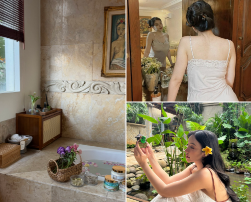 Inspired by Amanda Zahra: Indonesian Self-Care Rituals cover photo collage