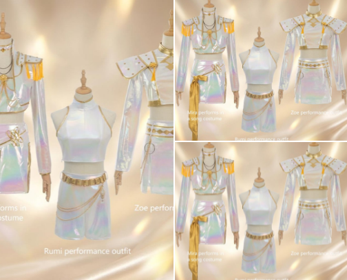 KPOP Demon Hunters Cosplay Costumes ⋆˚꩜｡ cover photo collage