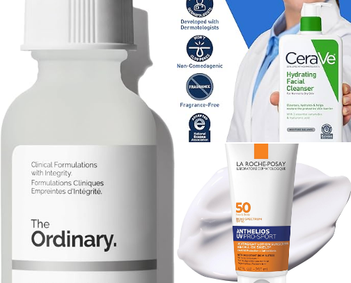 Women self care and beauty cover photo collage