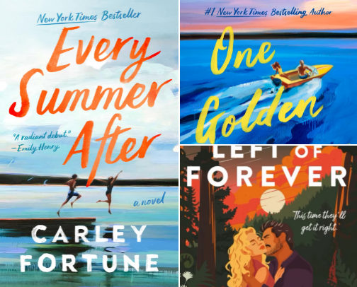 Romance books that feel like summer ☀️ cover photo collage