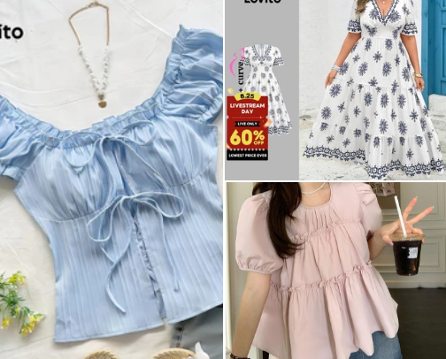 Women Blouse cover photo collage