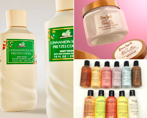 My shower routine is giving viral influencer vibes cover photo collage