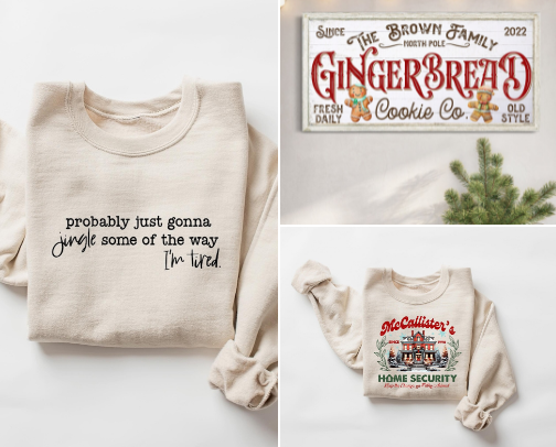 My Favourite Christmas Items on Etsy 🎁 cover photo collage