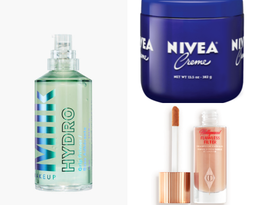 MAKEUP ROUTINE cover photo collage