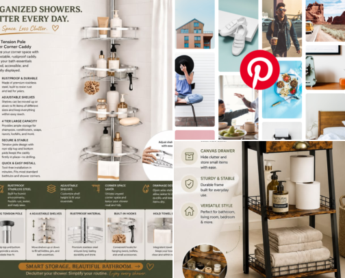 🛁 Bathroom Essentials for a Clean & Organized Home cover photo collage