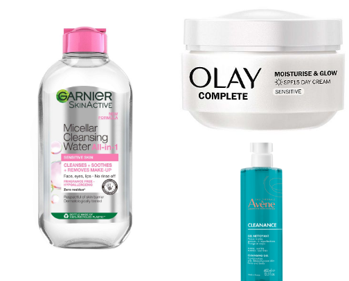 Day to day skincare cover photo collage