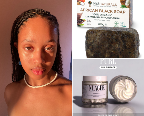 Black Don't Crack Type of Skincare Products ;) cover photo collage