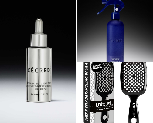 Hair care cover photo collage