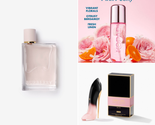 My favorite perfumes cover photo collage