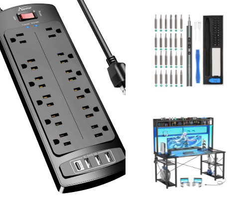 What you will find in my pc gaming setup cover photo collage