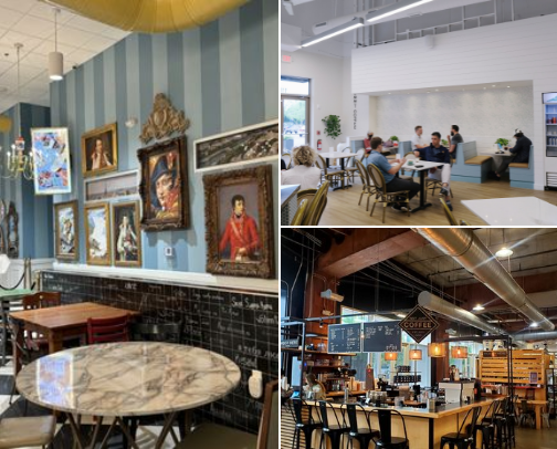 Charlotte Coffee Houses cover photo collage
