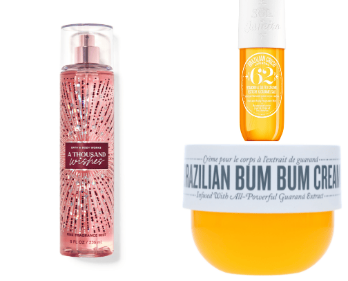 Fragrances cover photo collage