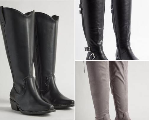 Fall Boots for Wide Calves cover photo collage