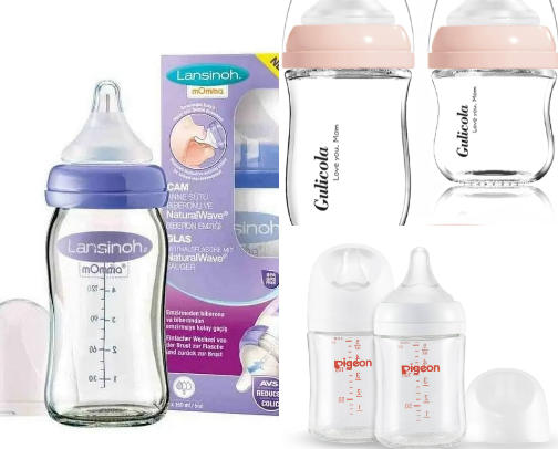Breastfed baby friendly bottles / pacifiers 🍼 cover photo collage