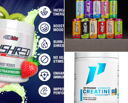 Fit Fam:  My Supplement Lineup cover photo collage