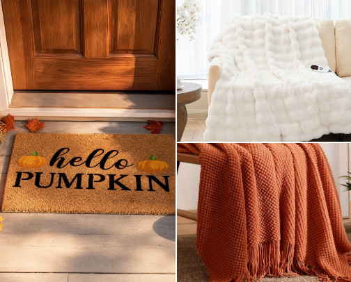Home Decor for the fall cover photo collage