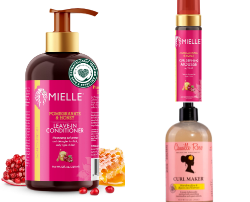 Curly Hair Girl Recs cover photo collage