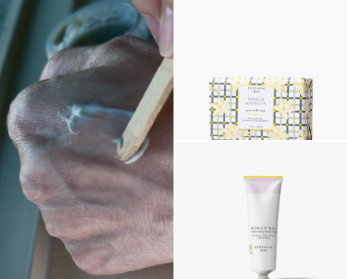 Natural beauty products I use daily 🍃 cover photo collage