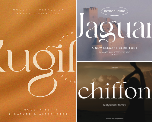 My Favourite Flowing Fonts for Art & Creative Projects cover photo collage