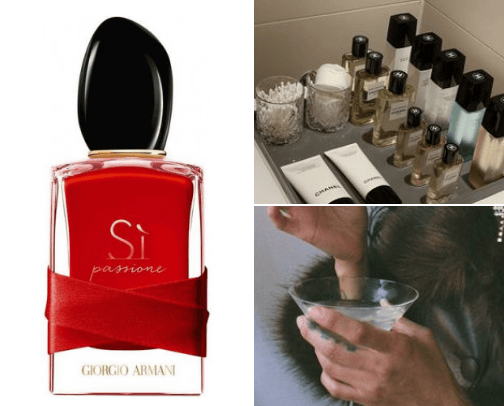 perfumes cover photo collage