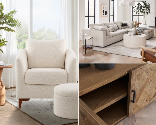 Aesthetic & Cozy Home Furniture cover photo collage