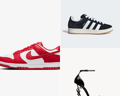 Shoes cover photo collage