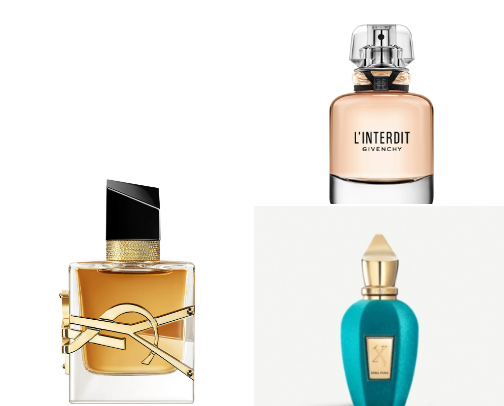 Fave perfumes cover photo collage