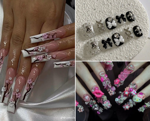 press ons to charm people with cover photo collage