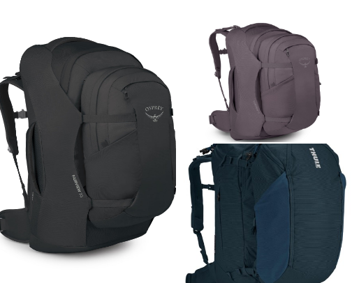 Essentials for traveling/backpacking cover photo collage