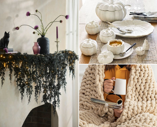 FALLing In Love With Cozy Home Decor cover photo collage