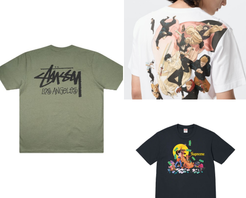Graphic tee + cargo pants combo cover photo collage