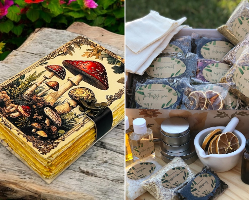 A Cottagecore Herbalist Wishlist cover photo collage