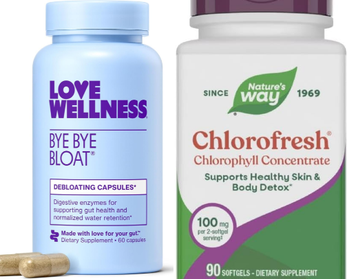 Bloat relief cover photo collage