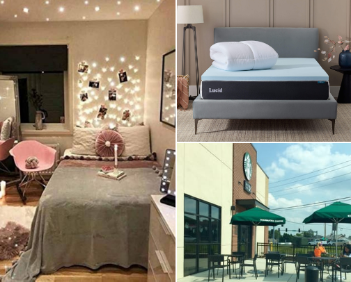 Dorm Room Essentials cover photo collage