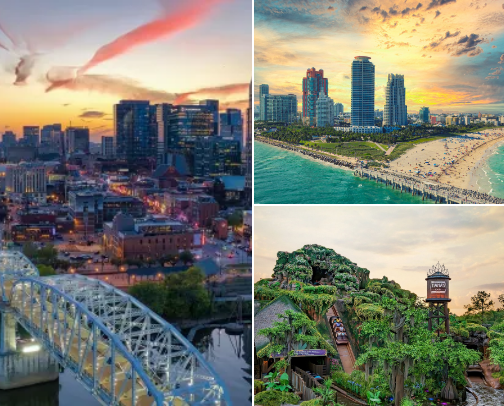Dream vacation favorite pleases to visit cover photo collage