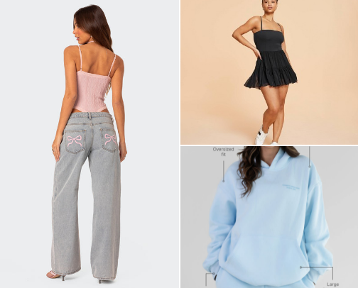 fashion recs that you need to be the next baddie 😏 cover photo collage