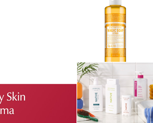 Beauty Products cover photo collage