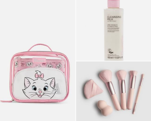 pink girly products on a budget cover photo collage