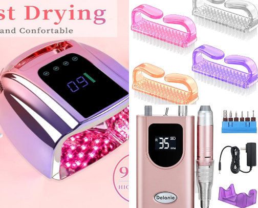 Nails at home! 💅 cover photo collage