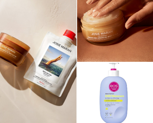 ✨ Glow Getter: The Ultimate Body Care List for Silky, Radiant Skin ✨ cover photo collage