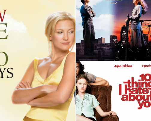 a lover girl’s rom com recs cover photo collage