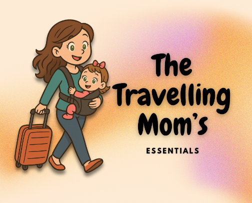 Travelling Mom Essentials cover photo collage