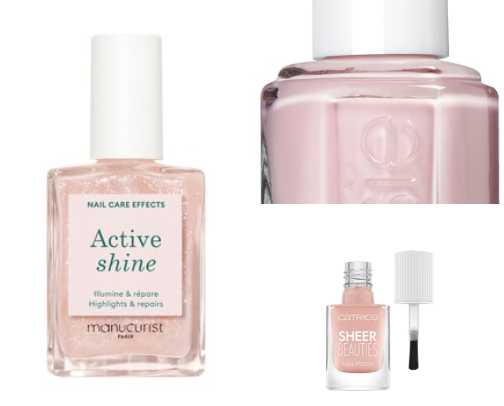 Timeless minimalist nail shades cover photo collage