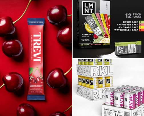 My go to hydration drinks cover photo collage