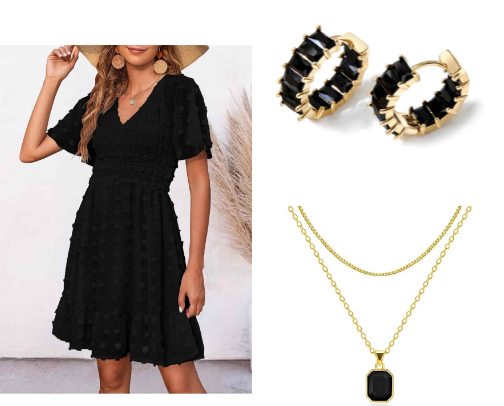 Sleek meets wild 🖤🐆⁠ cover photo collage